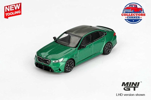Macheta BMW M5 Isle of Man Green Metallic 1:64 Mini GT MGT01086 Blister Pack
