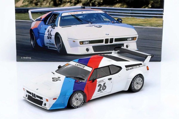 Macheta BMW M1 M88 3.5L Team BMW Motorsport No. 26 Procar Series 1:18 Werk83