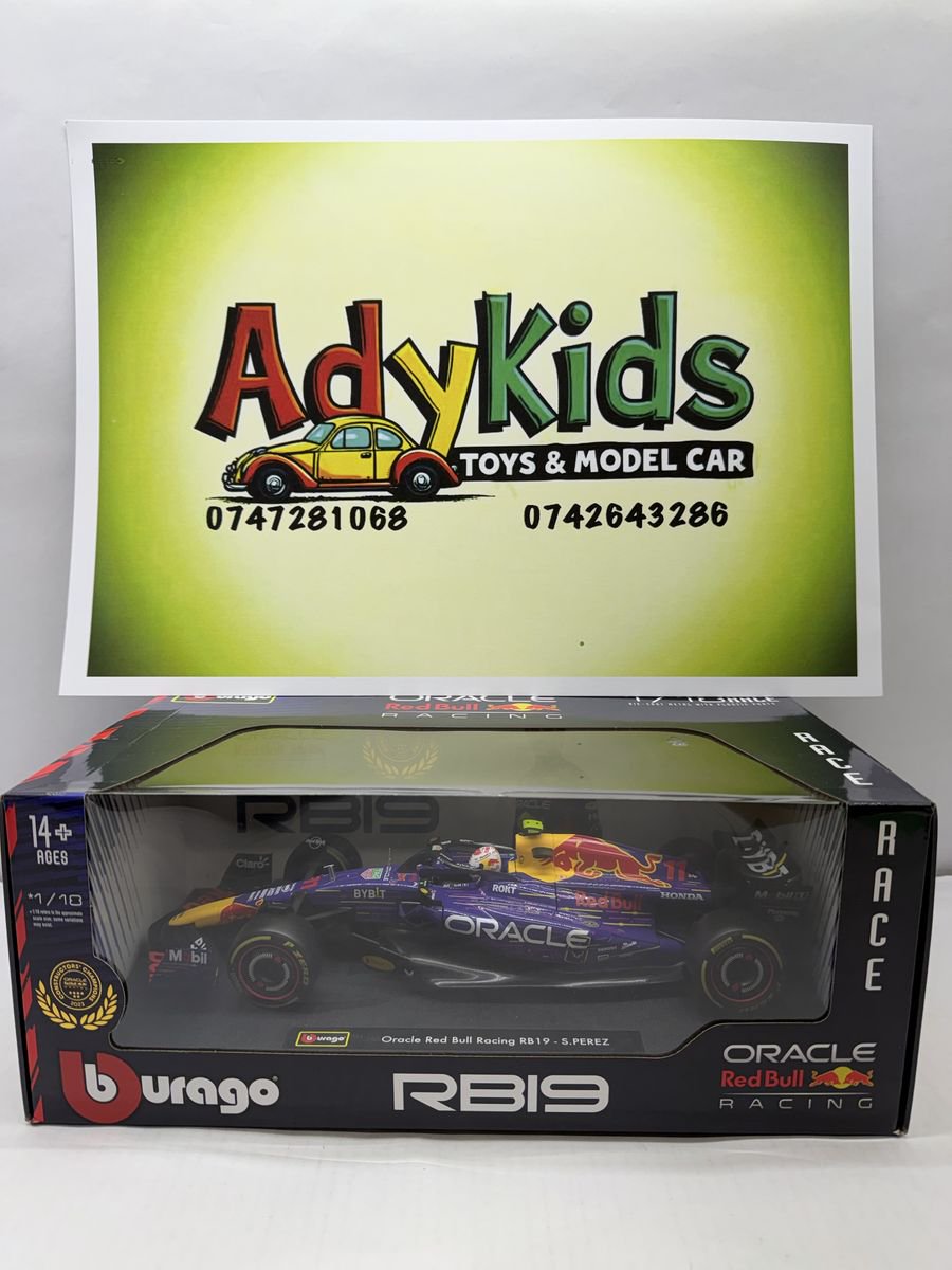 Bburago macheta auto Formula 1 scara 1:18 S.PEREZ Redbull Racing RB19