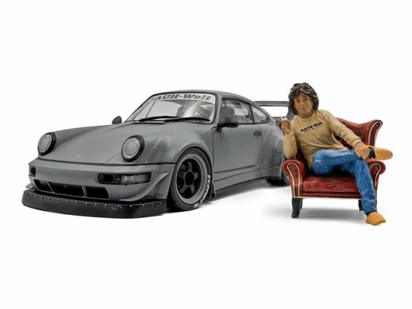 Porsche RWB Bodykit + Figurina Akira Nakai 1:18 Solido