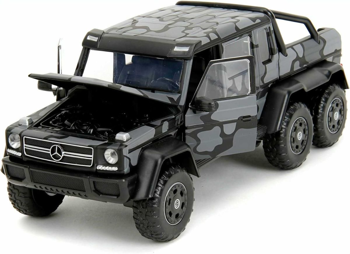 Macheta Mercedes-Benz G63 AMG 6×6 1:24 Jada Toys Pink Slips