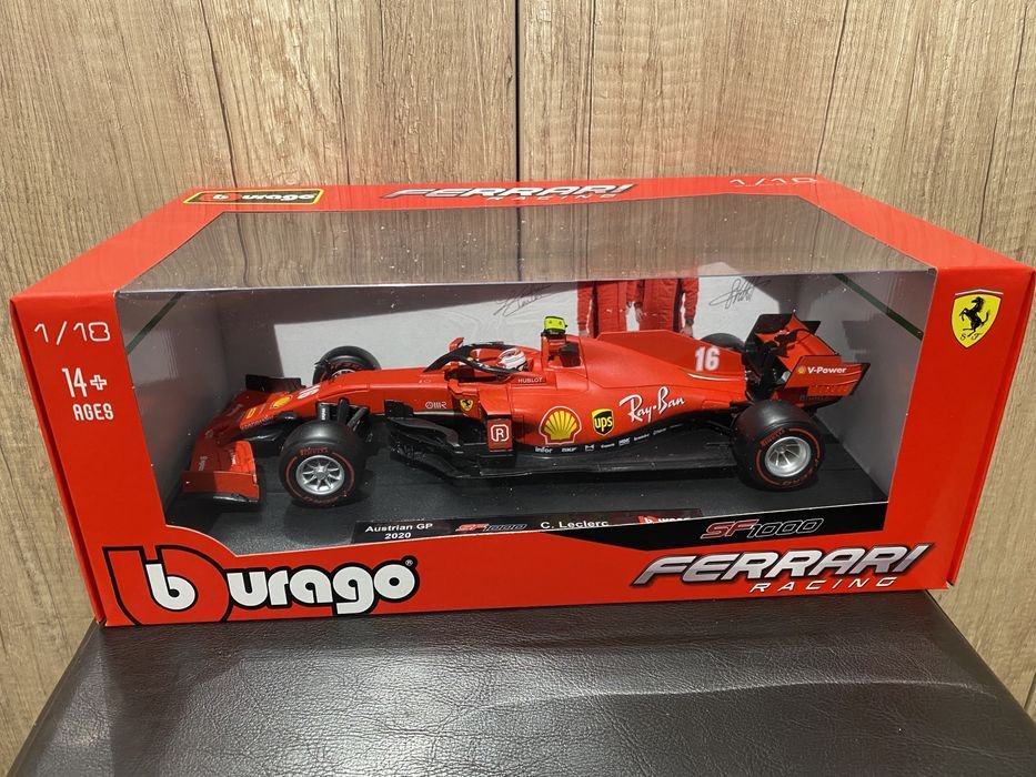 Bburago FERRARI racing SF1000 C.Leclerc machetă formula 1 scara 1:18