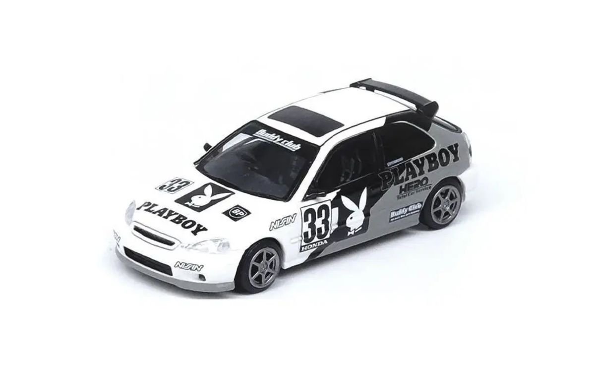 Honda Civic Type R Ek9 #33 Playboy, 1:64 Inno64