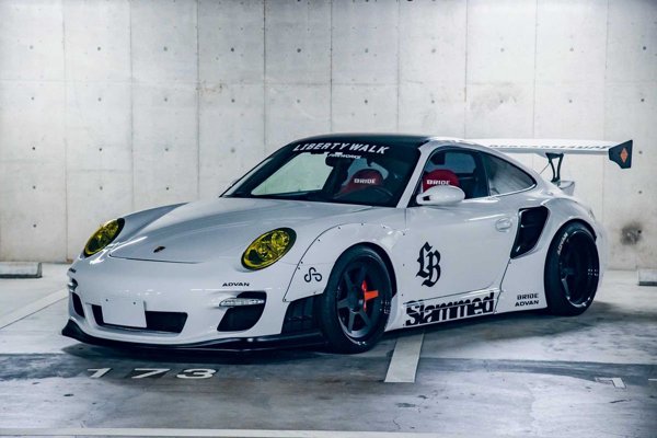 Macheta Porsche 911 (997) Turbo LB-Works 1:18 GT Spirit