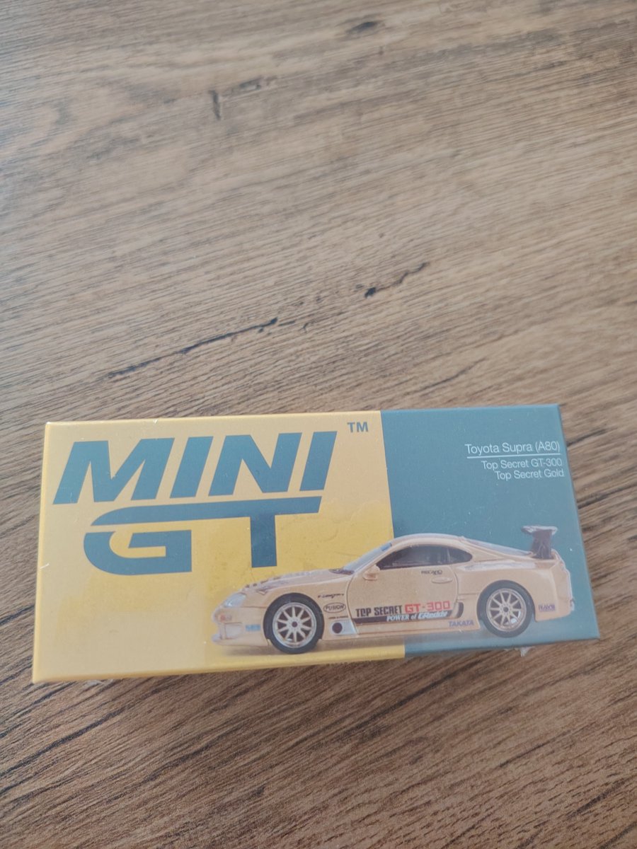 Mini GT 1:64 Toyota Supra (A80) Top secret GT-300 Gold