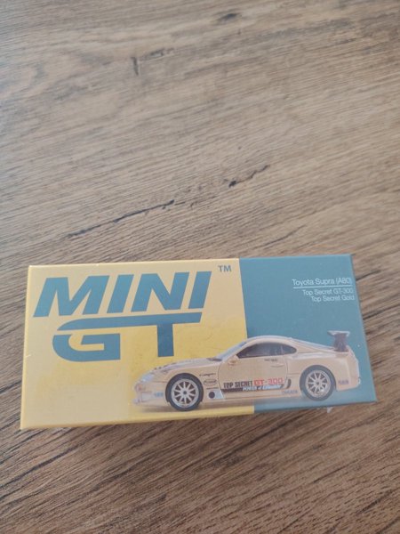 Mini GT 1:64 Toyota Supra (A80) Top secret GT-300 Gold