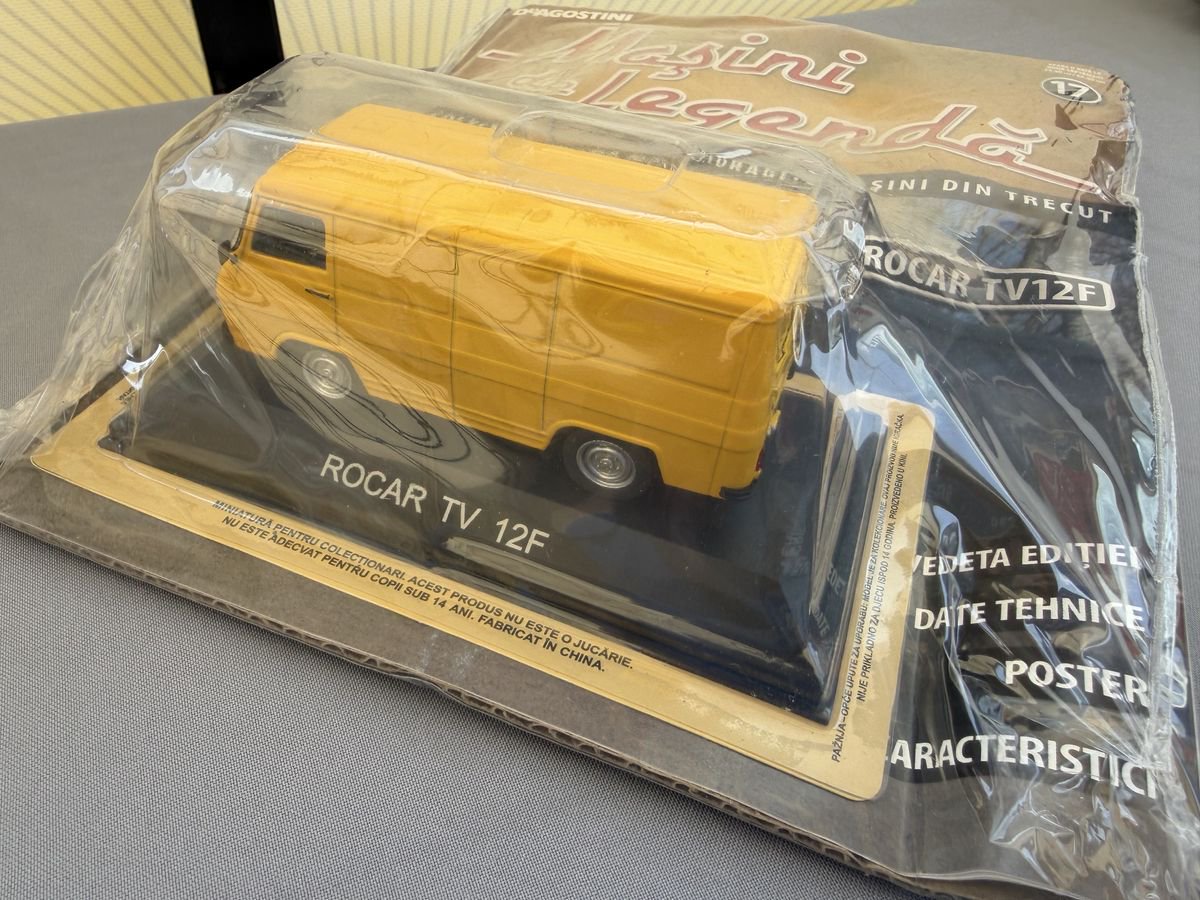 ROCAR TV-12F machetă auto scara 1:43 Deagostini Masini de Legenda