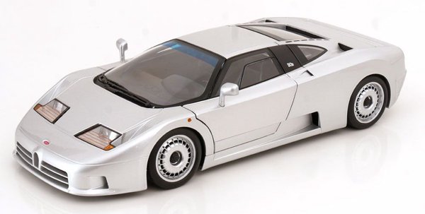 Bugatti EB110 1991 argintiu 1:12 KK-Scale