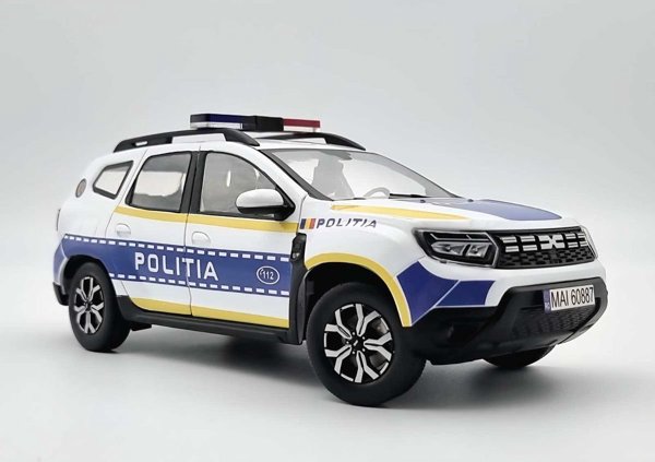 Dacia Duster Politia Romana 2024 1:18 Solido