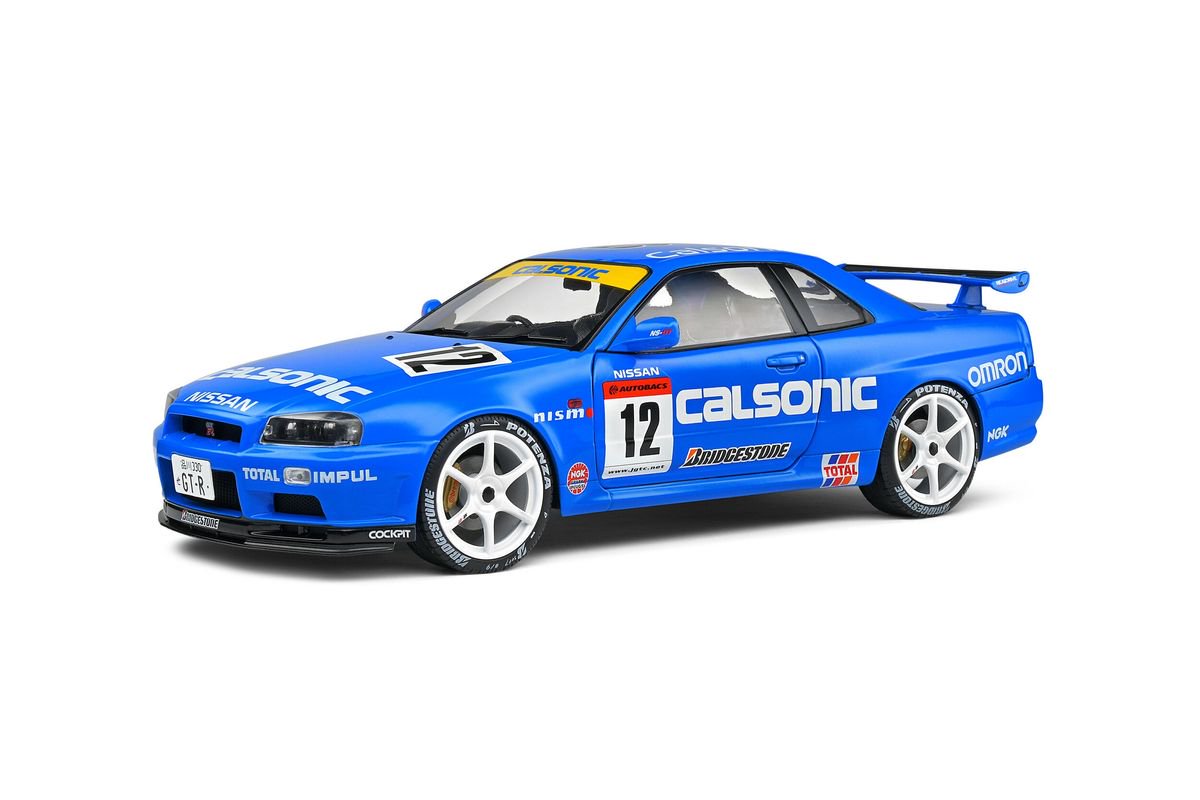 Nissan GT-R (R34) Streetfighter Calsonic Tribute  (2000) 1:18 Solido