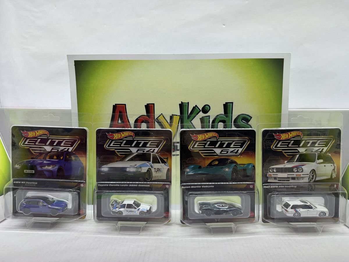 Lot 4 machete Hot Wheels Elite 64 scara 1:64 noi in tipla